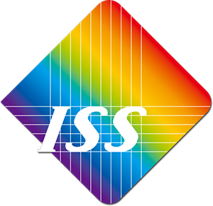 Rainbow ISS Logo with white Font