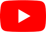 YouTube-Logo with red play-button